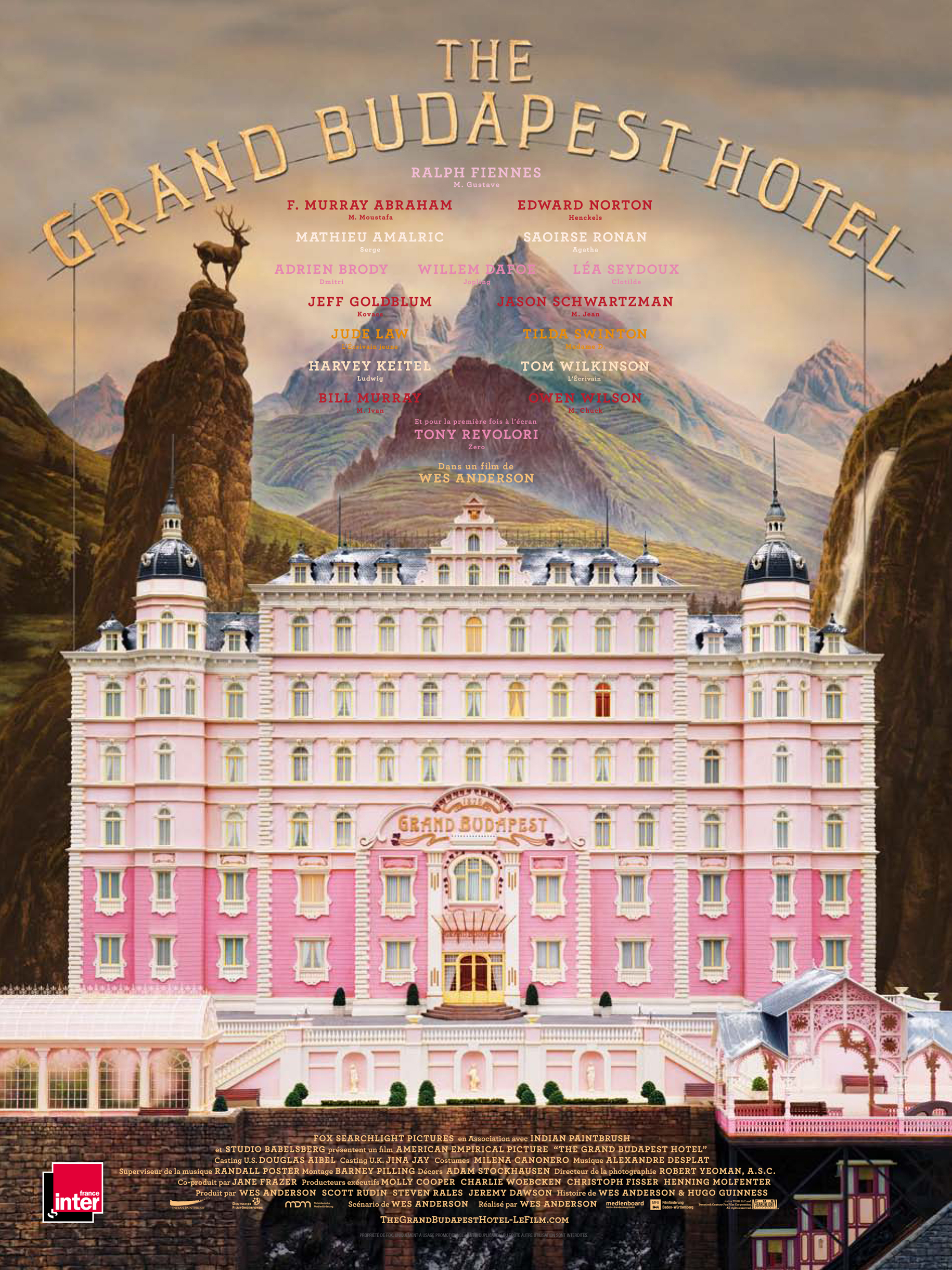 The Grand Budapest Hotel, Wes Anderson