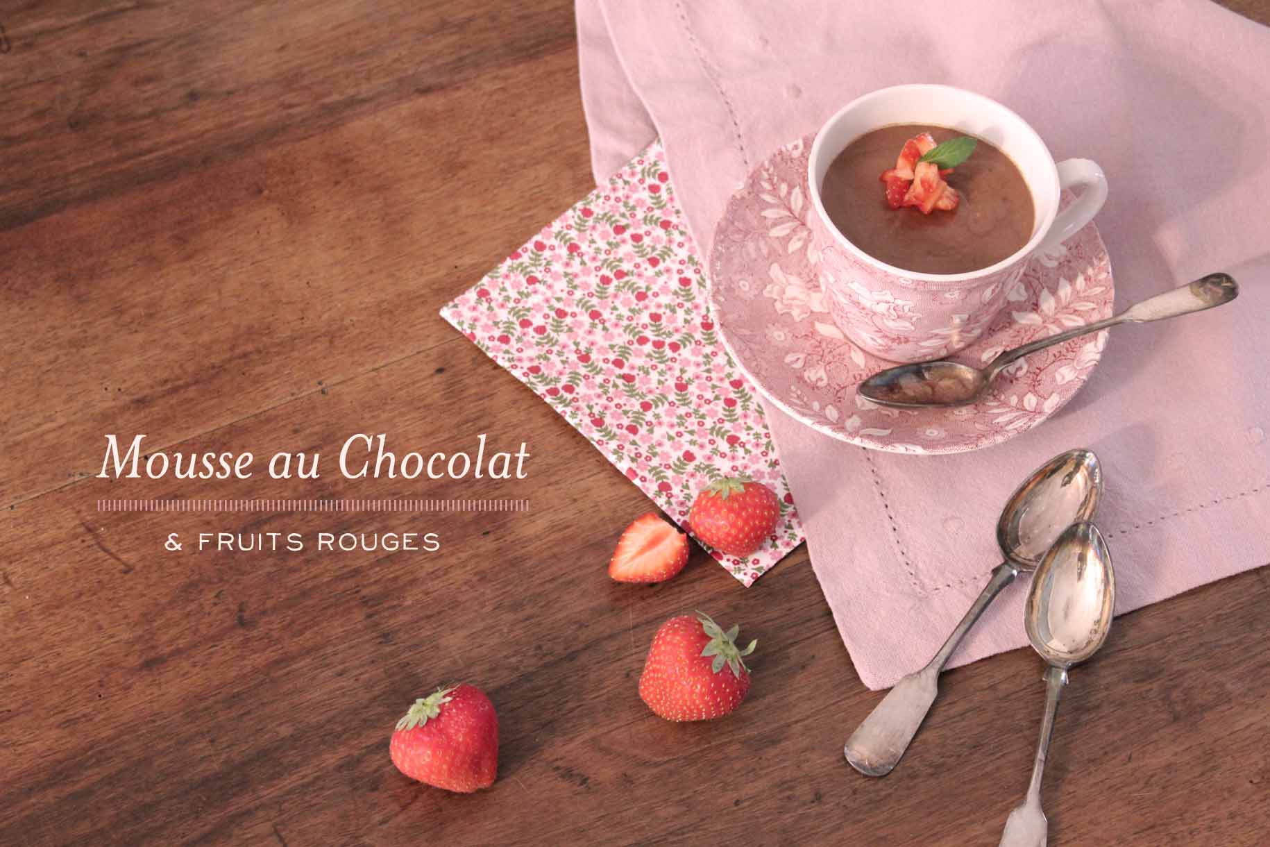Mousse Chocolat & fruits rouges