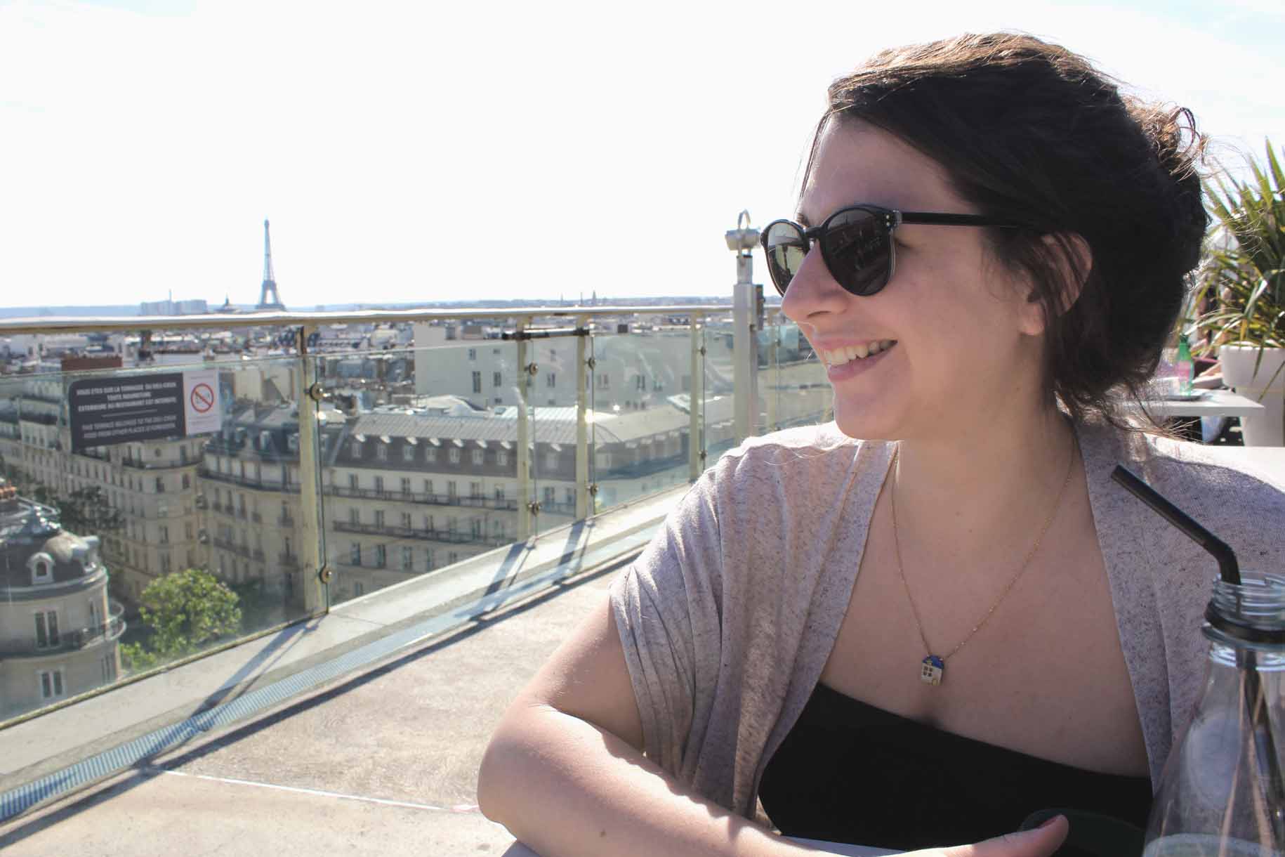 Terrasse panoramique, Printemps à Paris