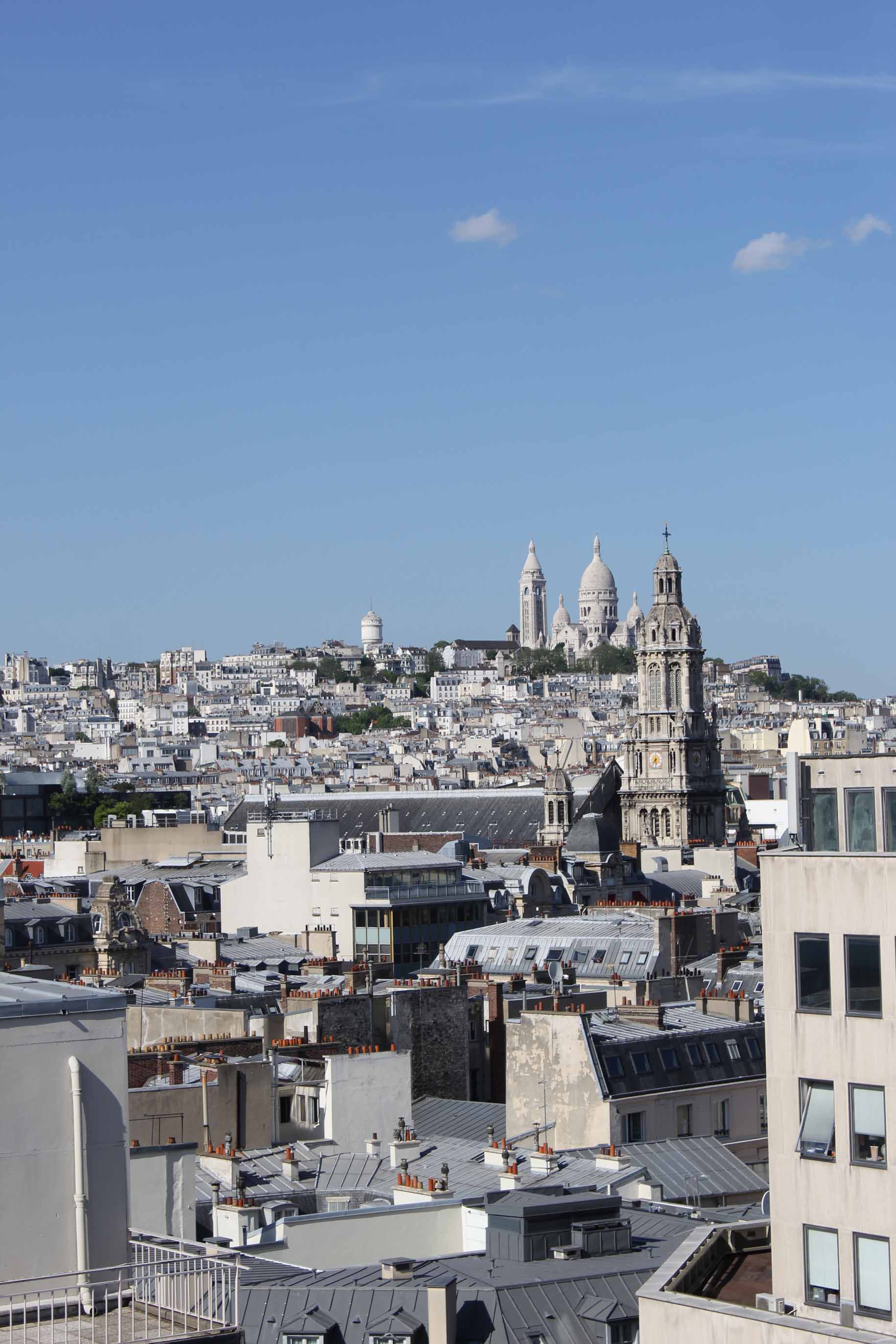 Terrasse panoramique, Printemps à Paris